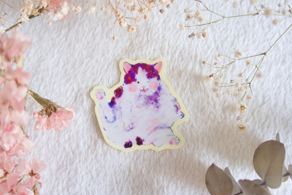 ねこステッカー