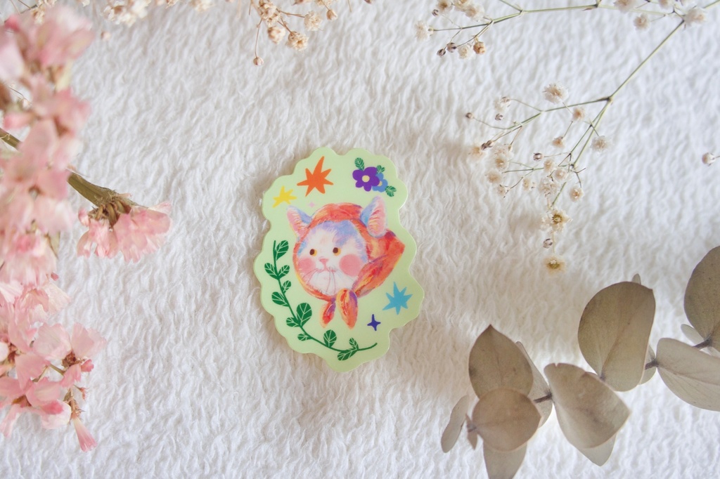 ねこステッカー