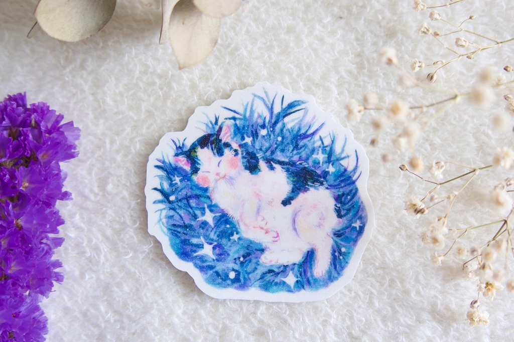 ステッカー（青）