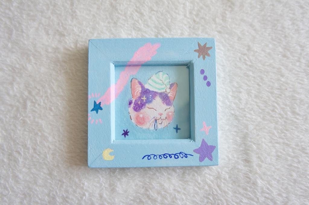 ミニ原画「おやすみ」
