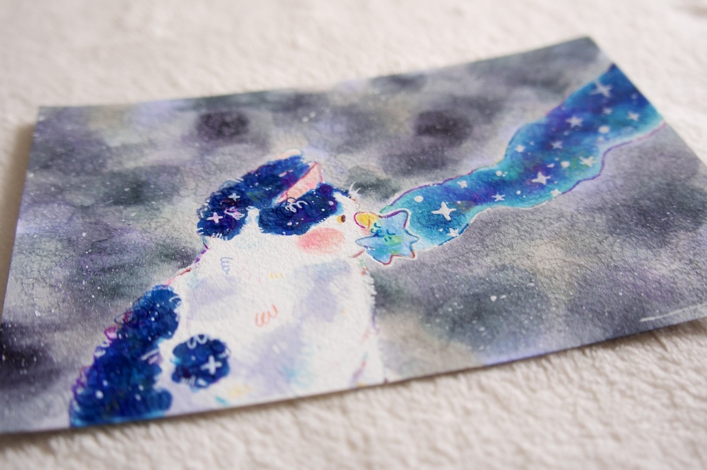 【ポストカード原画】Ash and