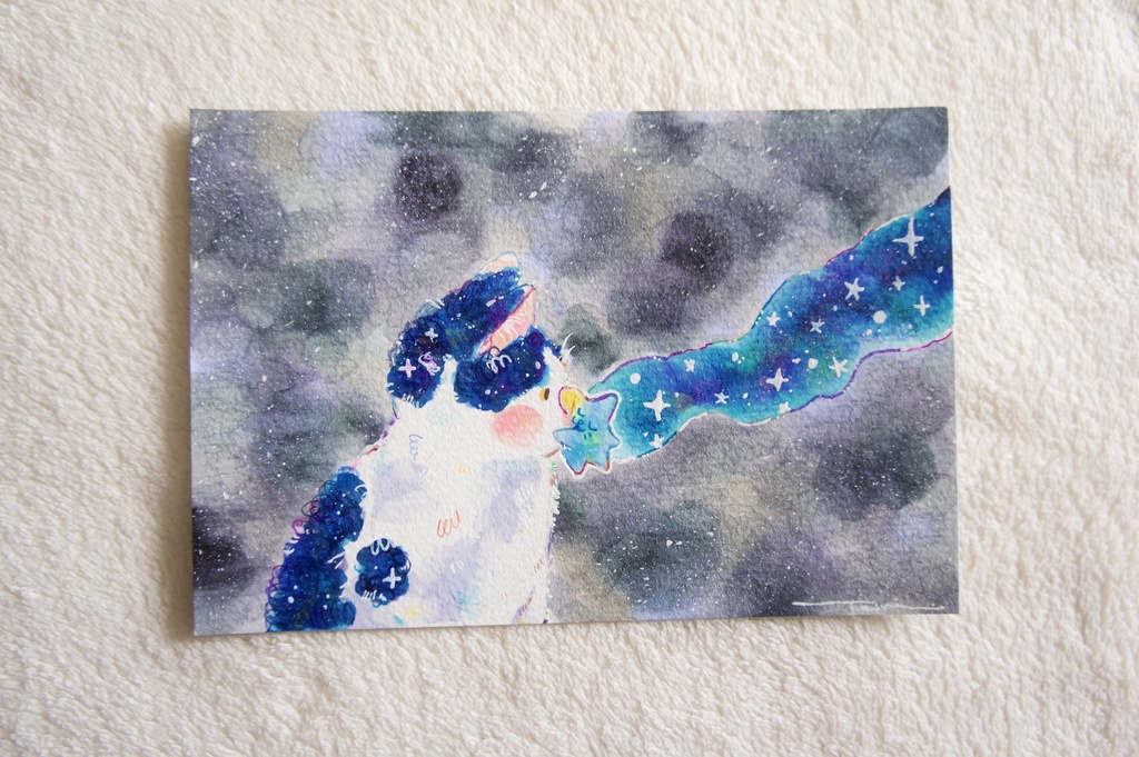 【ポストカード原画】Ash and