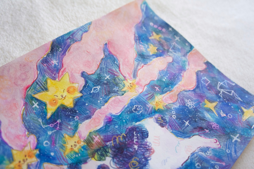 【原画】星と追いかけっこ