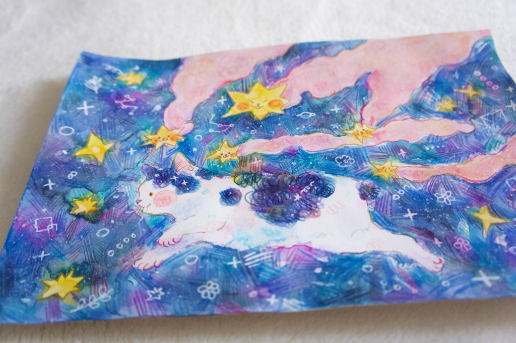 【原画】星と追いかけっこ