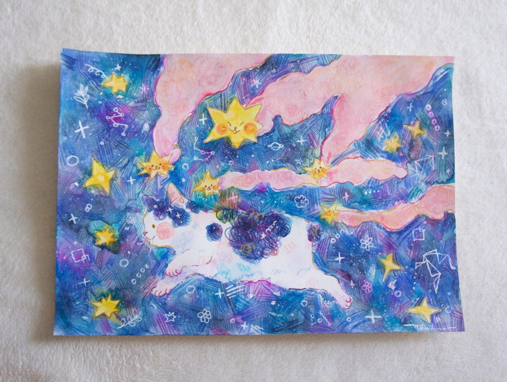 【原画】星と追いかけっこ