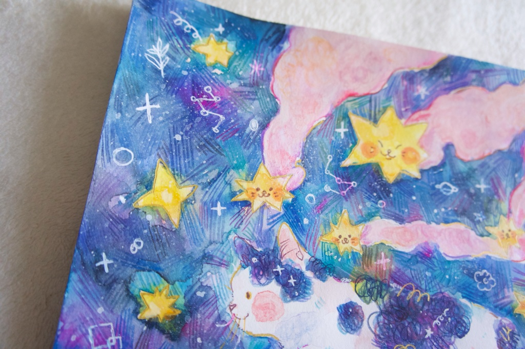 【原画】星と追いかけっこ