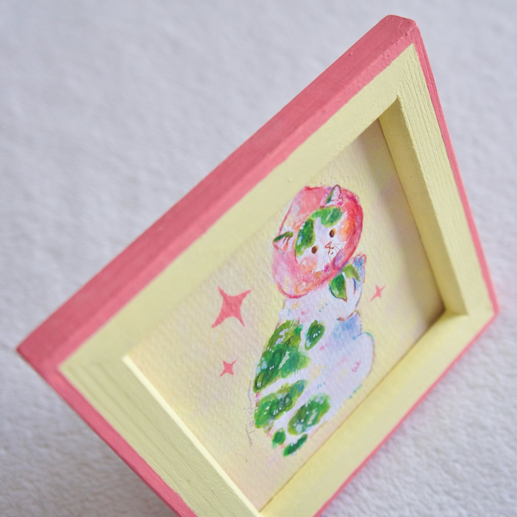 【額装原画】桃なあの子