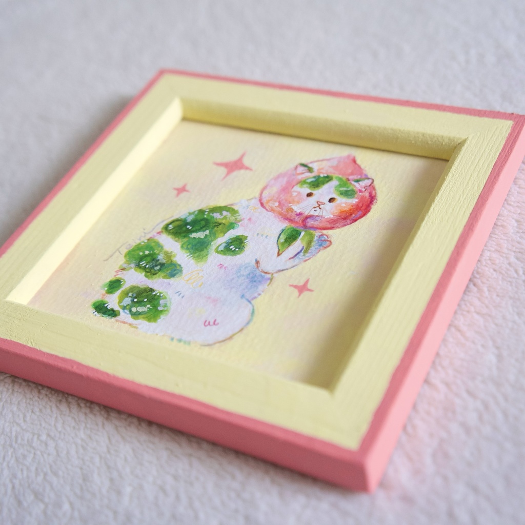 【額装原画】桃なあの子