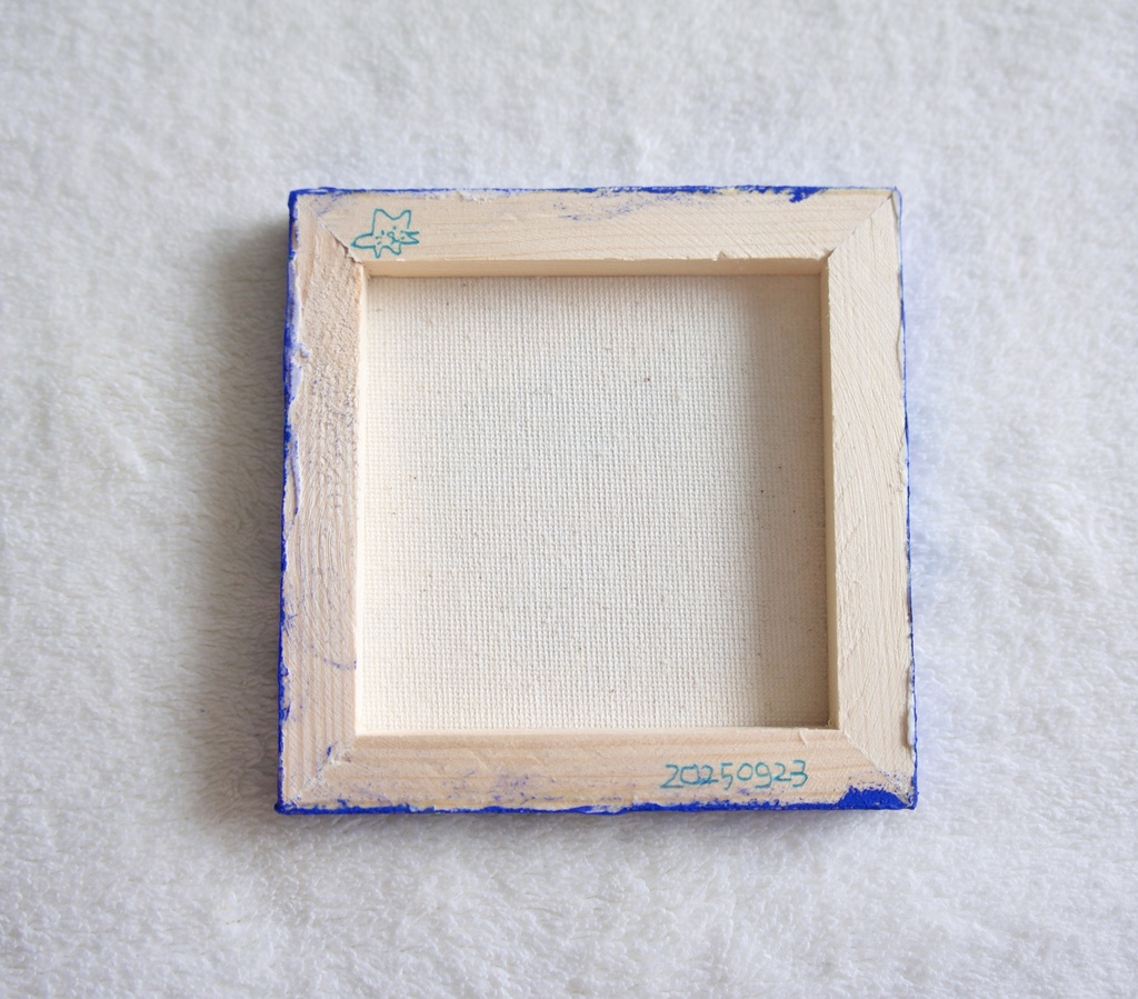 【キャンバス原画】星と三日月