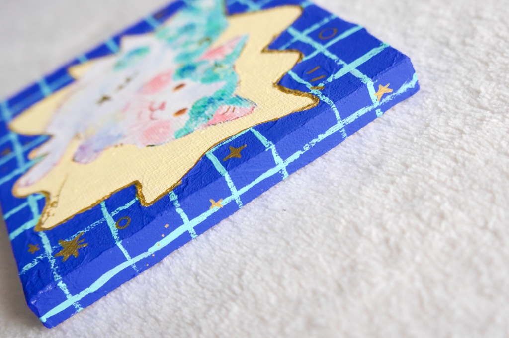 【キャンバス原画】星と三日月