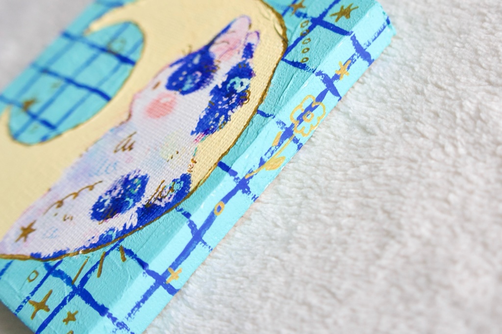 【キャンバス原画】星と三日月