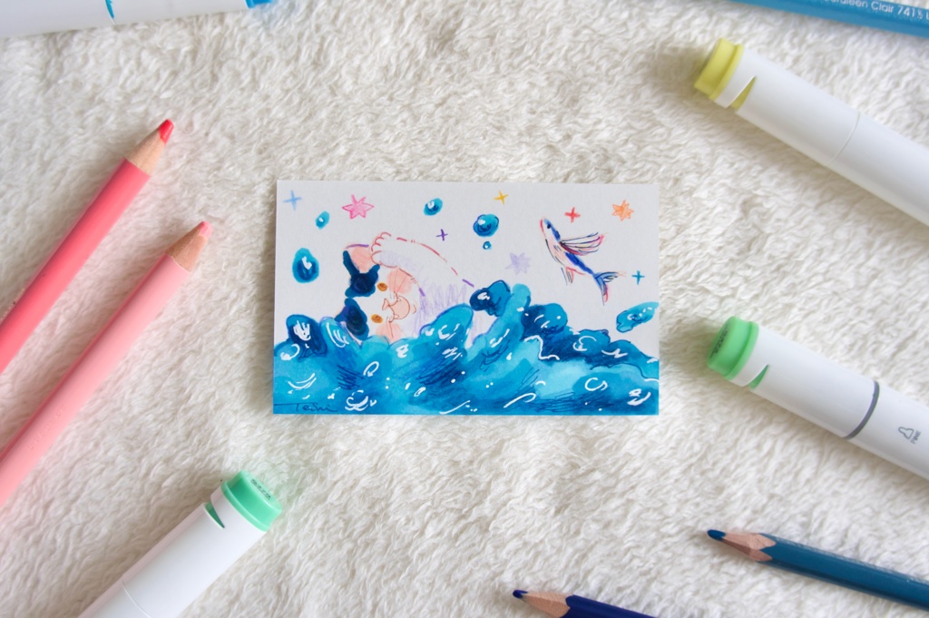 名刺サイズ原画