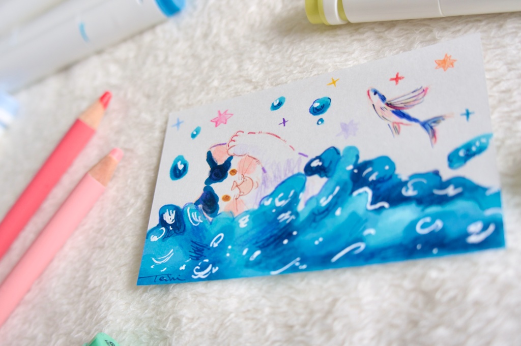 名刺サイズ原画