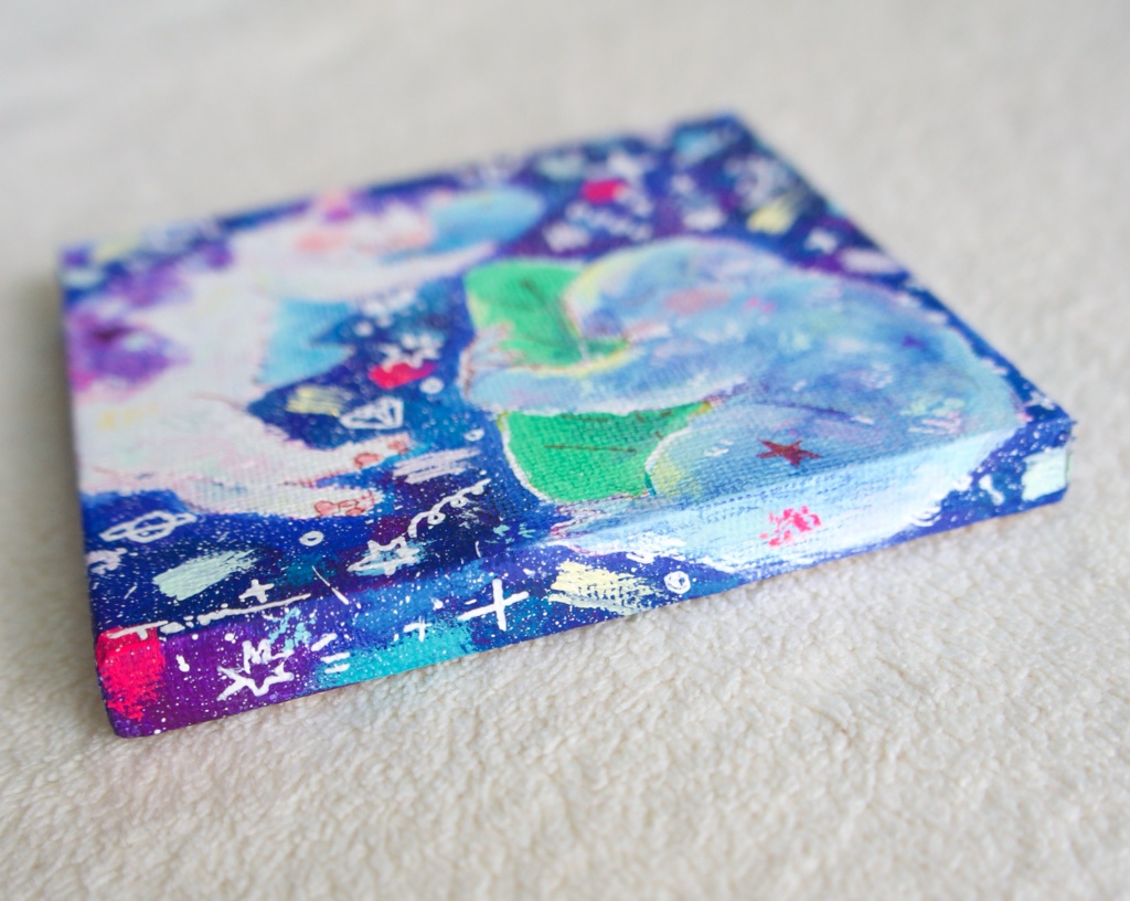 【キャンバス原画】お気に入りのクッション