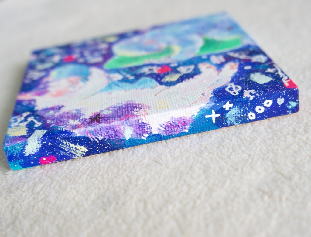 【キャンバス原画】お気に入りのクッション