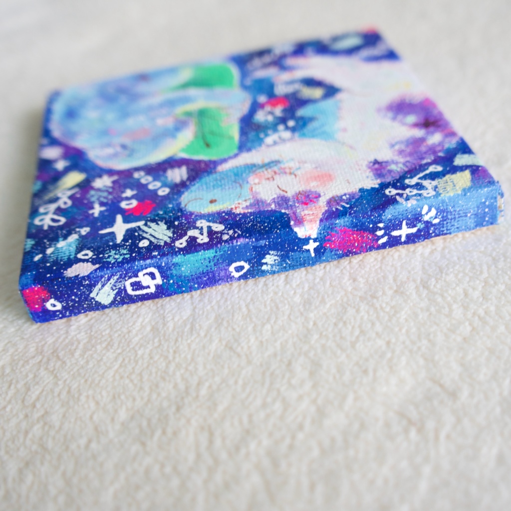 【キャンバス原画】お気に入りのクッション