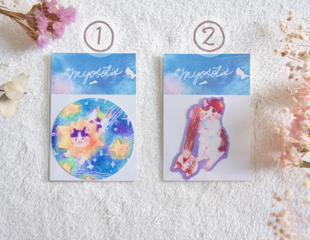 ねこステッカー