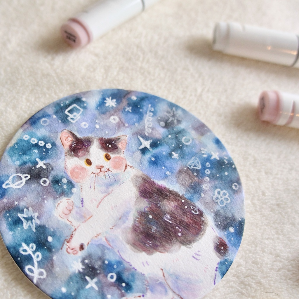 【コースターサイズ原画】冬色