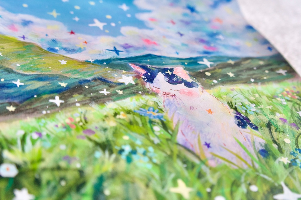 【原画】風と花のささやき