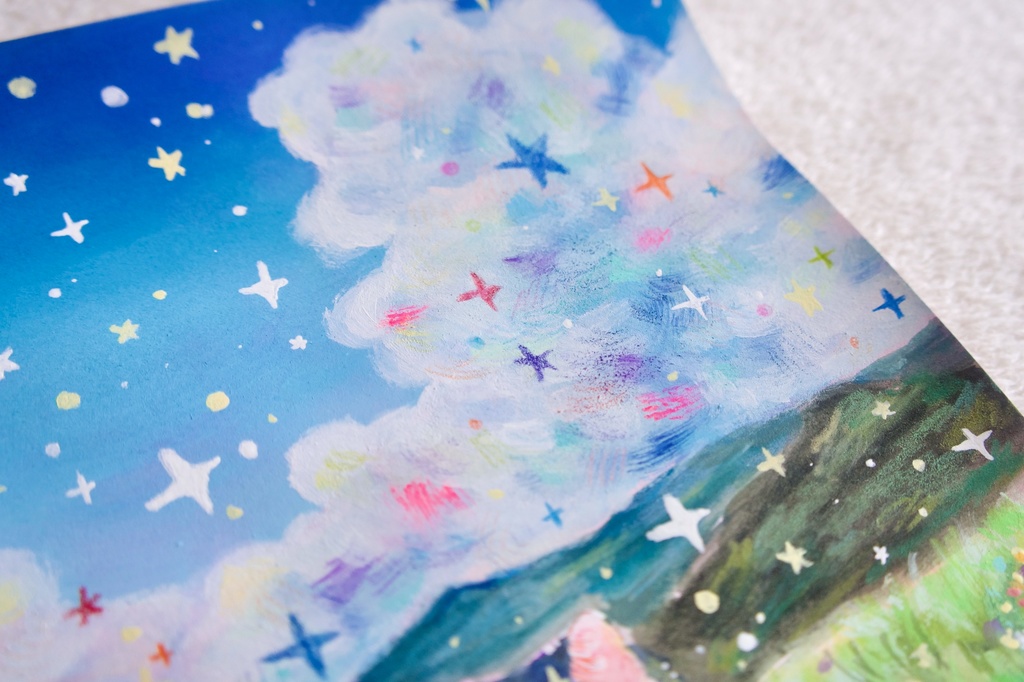 【原画】風と花のささやき