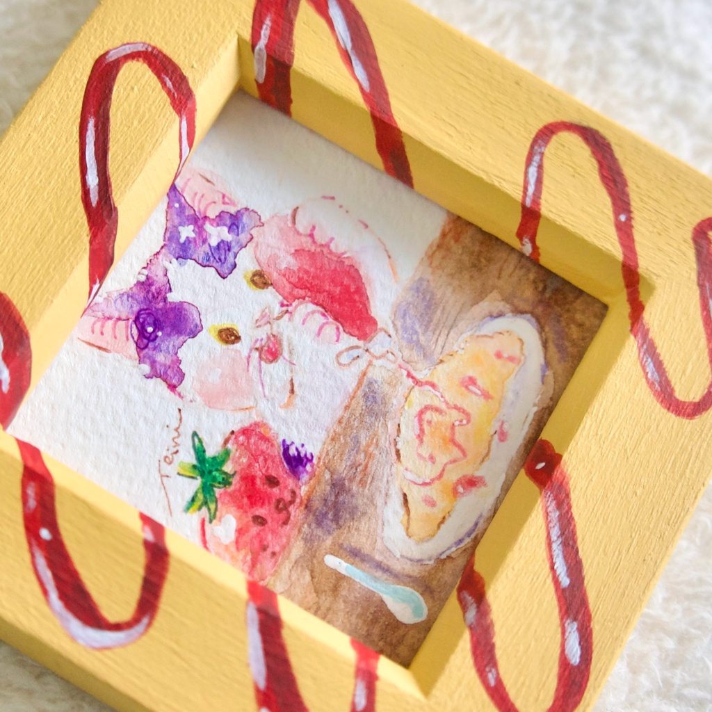 【ミニ原画】ねこ喫茶店のメニュー