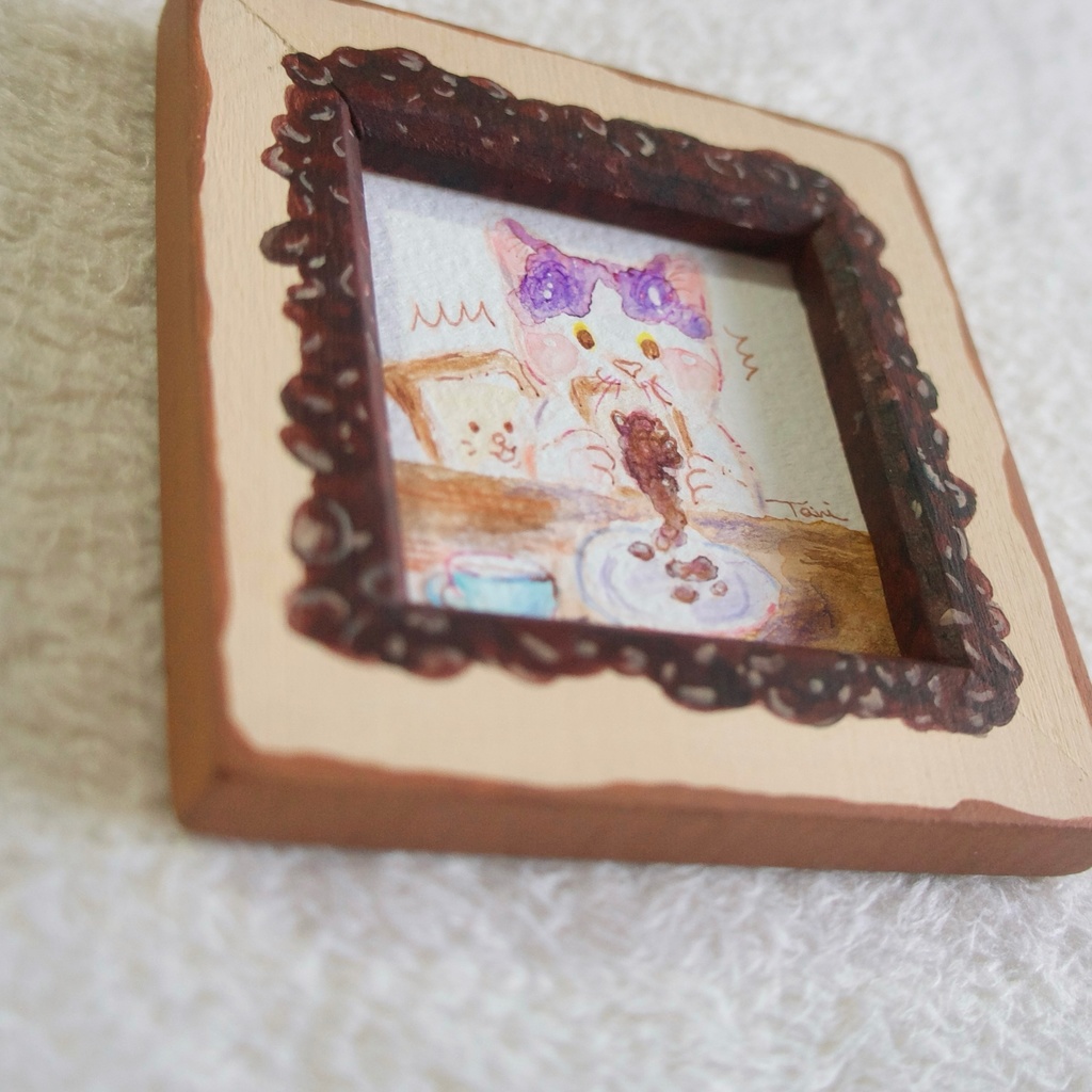 【ミニ原画】ねこ喫茶店のメニュー