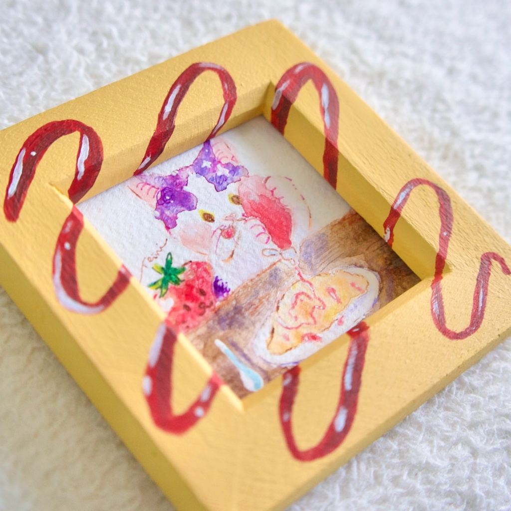 【ミニ原画】ねこ喫茶店のメニュー