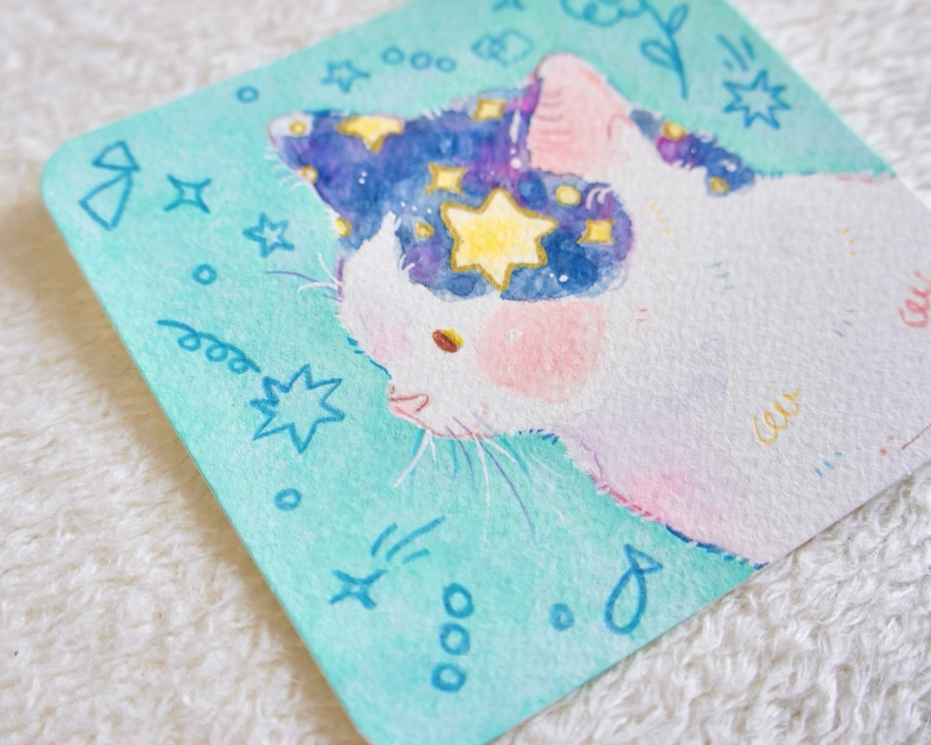 【コースター原画】星空模様