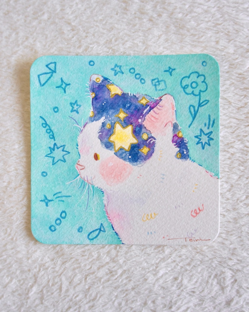 【コースター原画】星空模様
