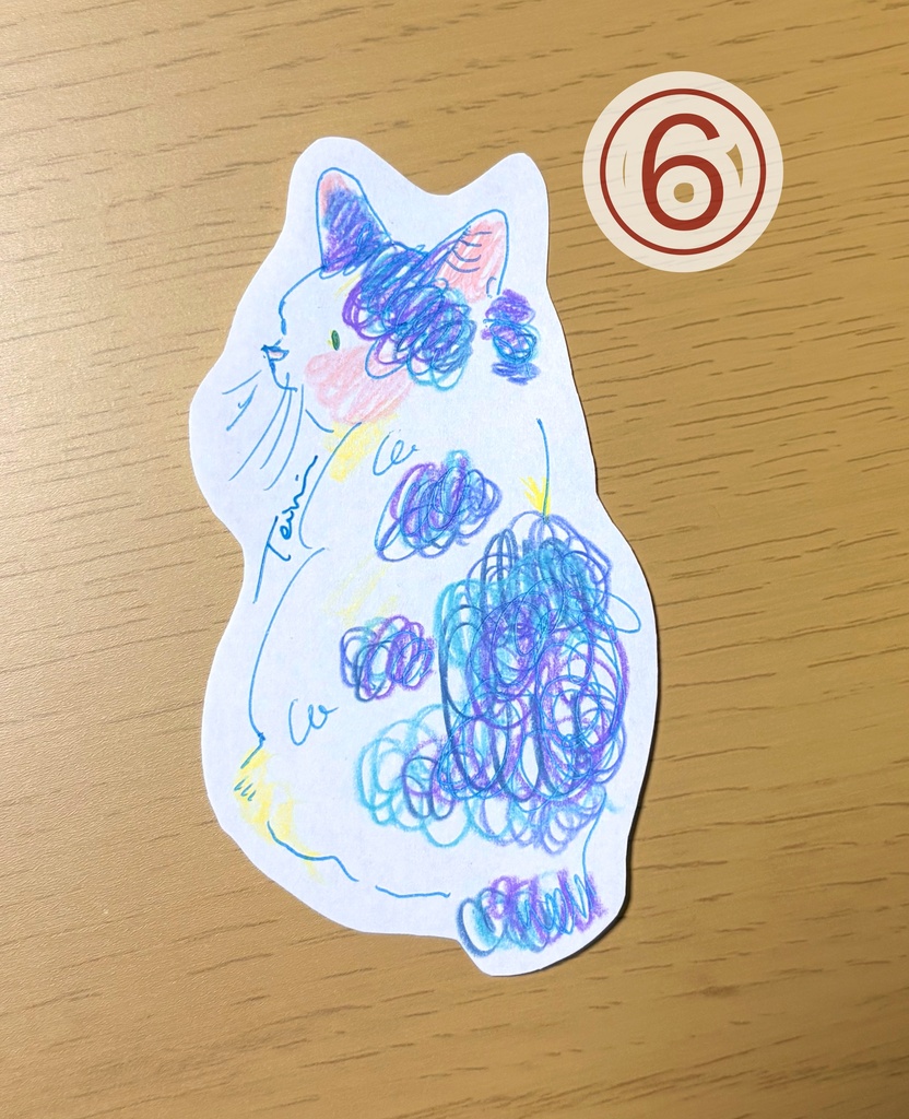 色鉛筆原画