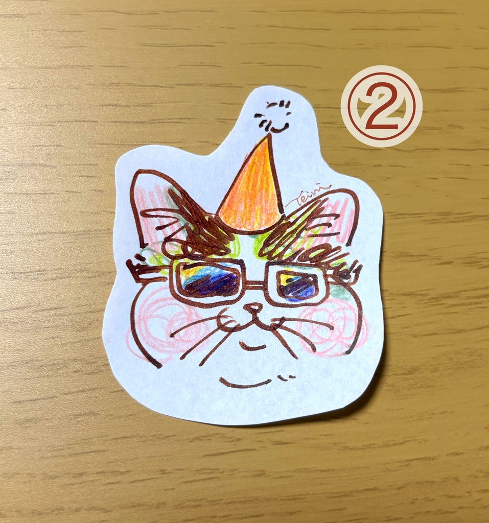 色鉛筆原画