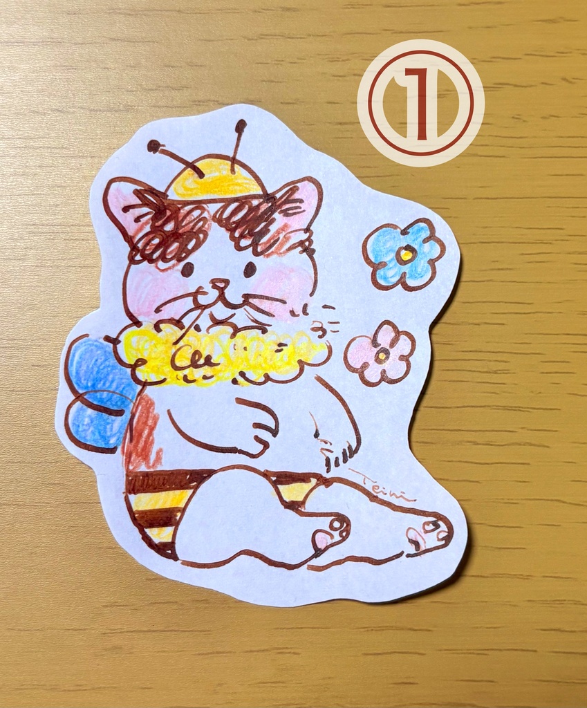 色鉛筆原画