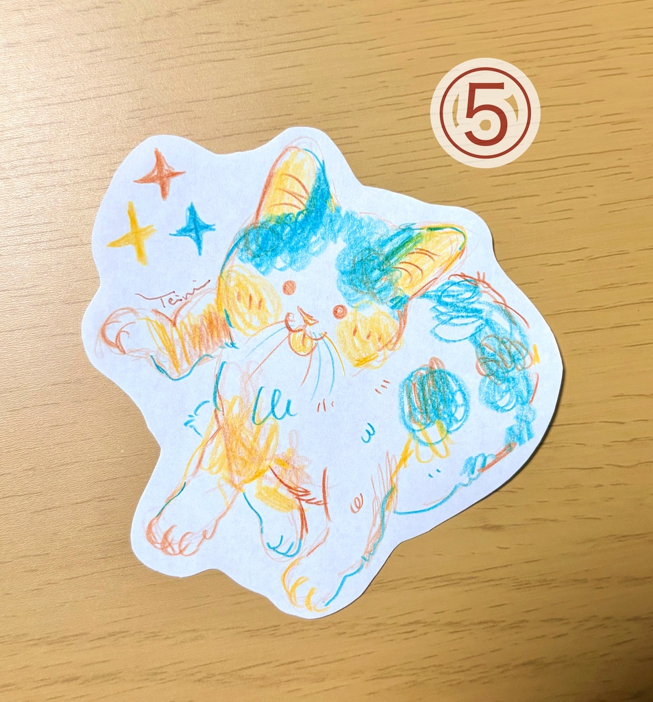 色鉛筆原画