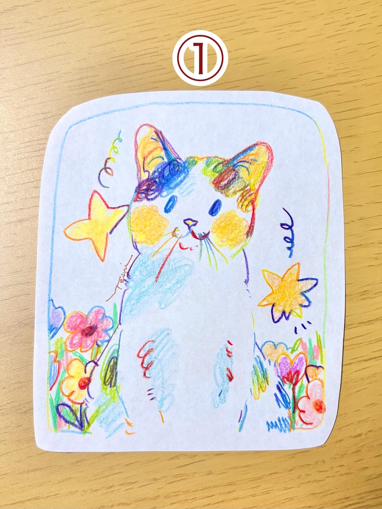 色鉛筆原画