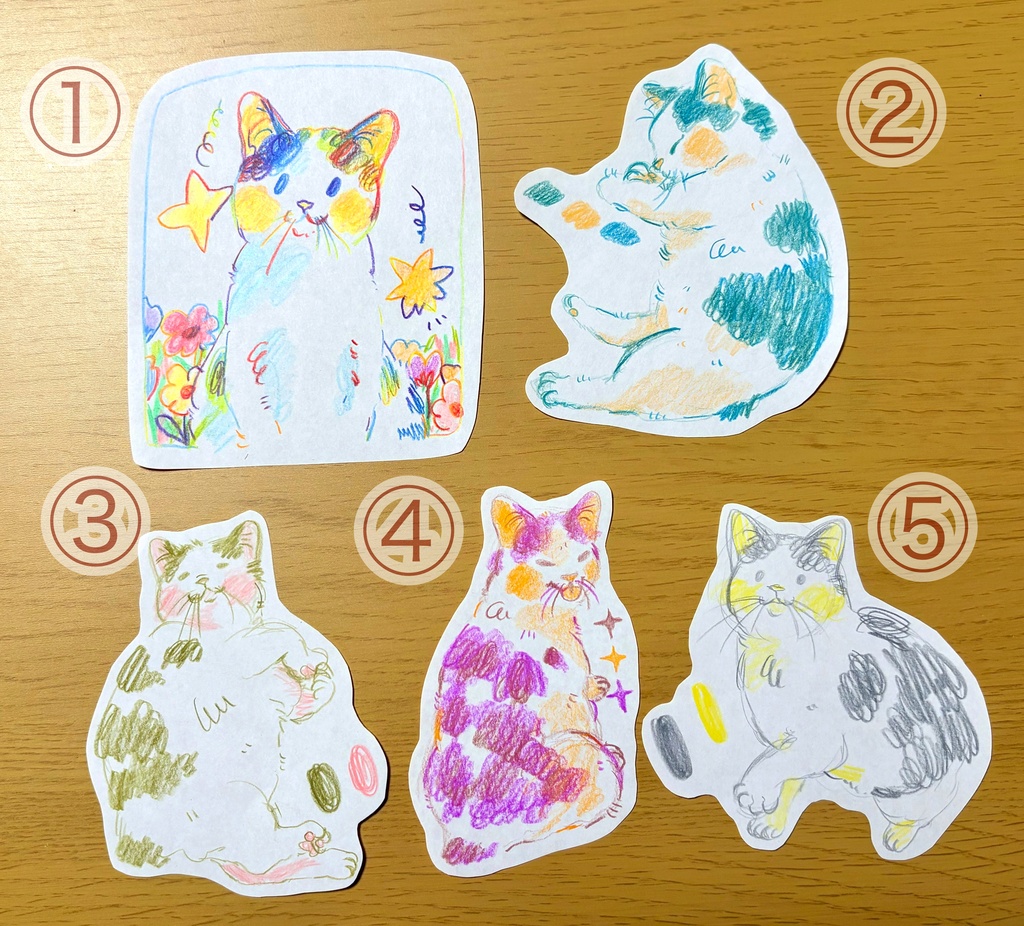 色鉛筆原画