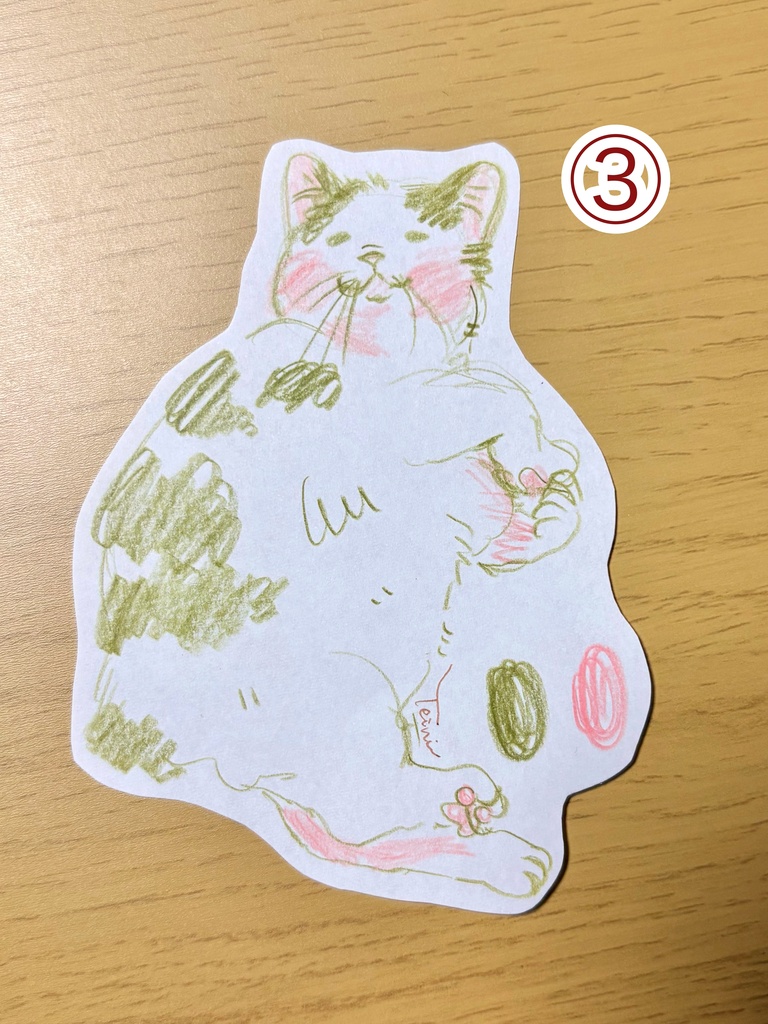 色鉛筆原画
