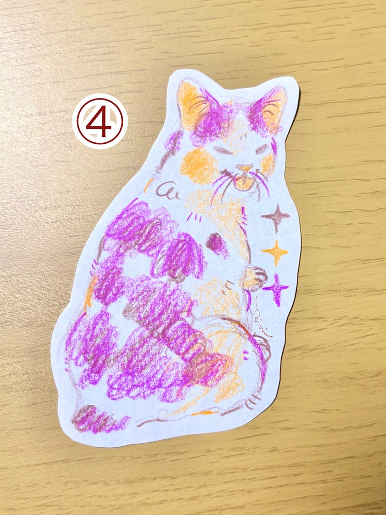色鉛筆原画