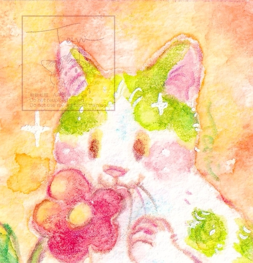 額装水彩ミニ原画