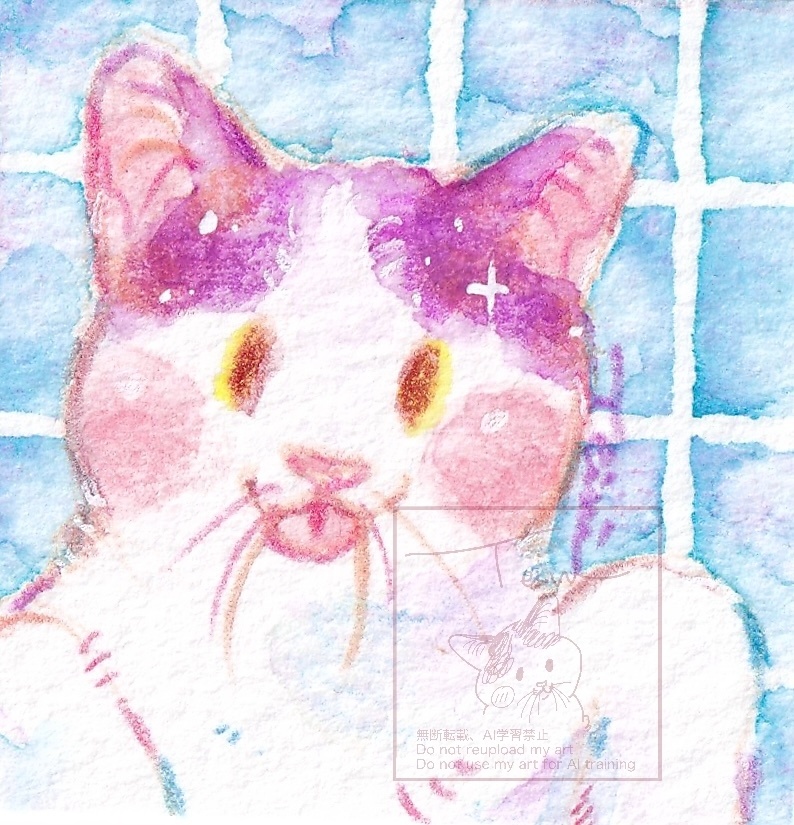 額装水彩ミニ原画