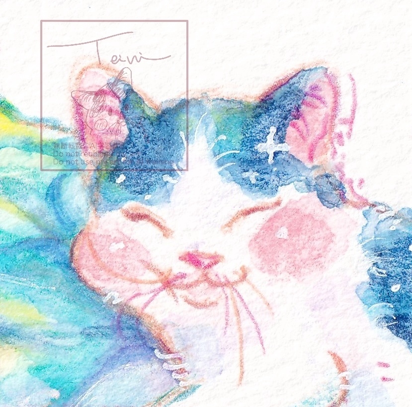 額装水彩ミニ原画