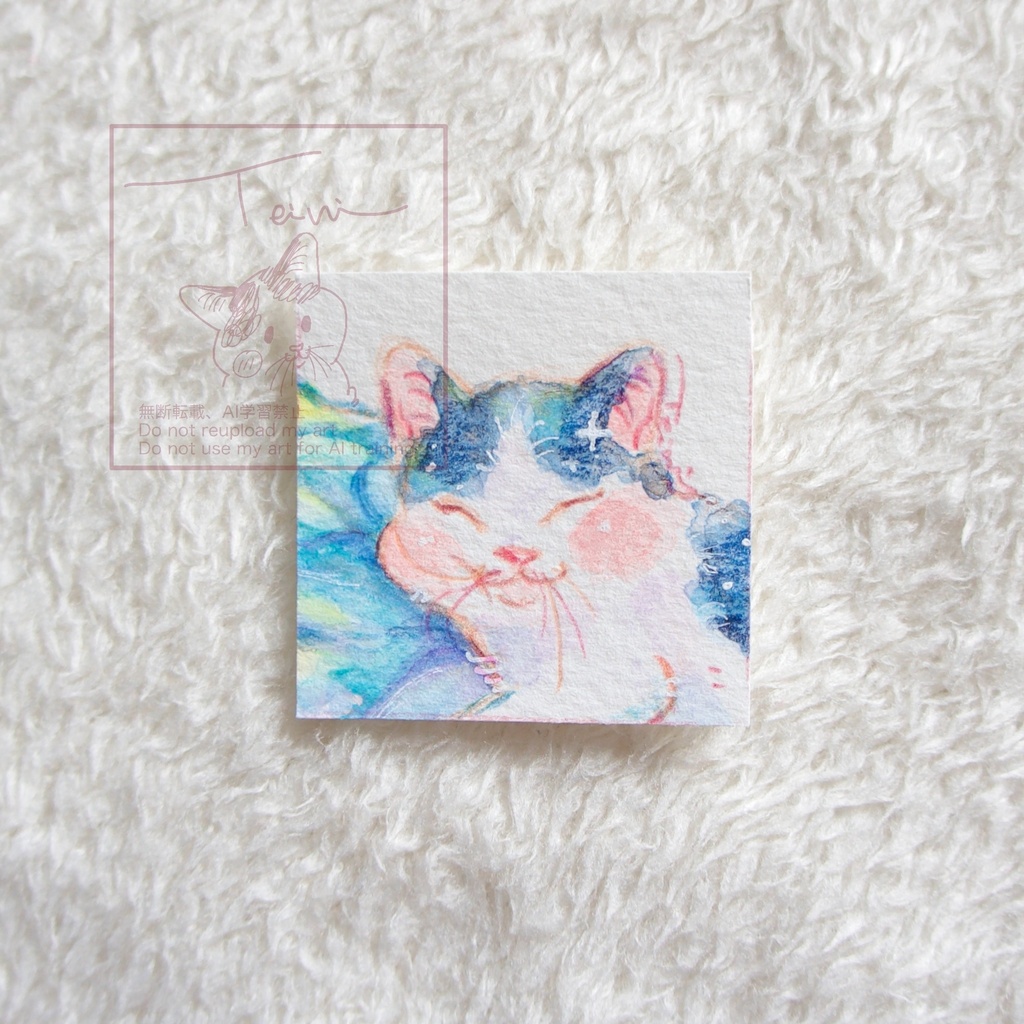 額装水彩ミニ原画