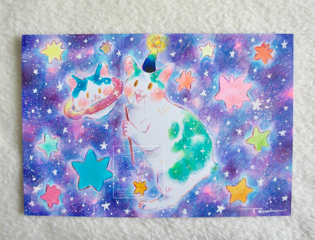 【ポストカード原画】星の魔法使い