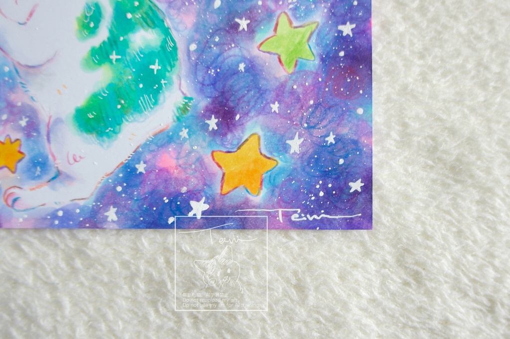 【ポストカード原画】星の魔法使い
