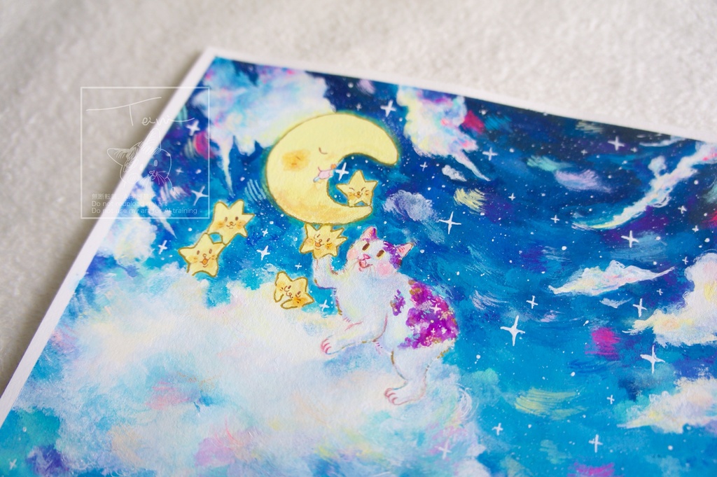 【原画】夜が来るよ、起きて!