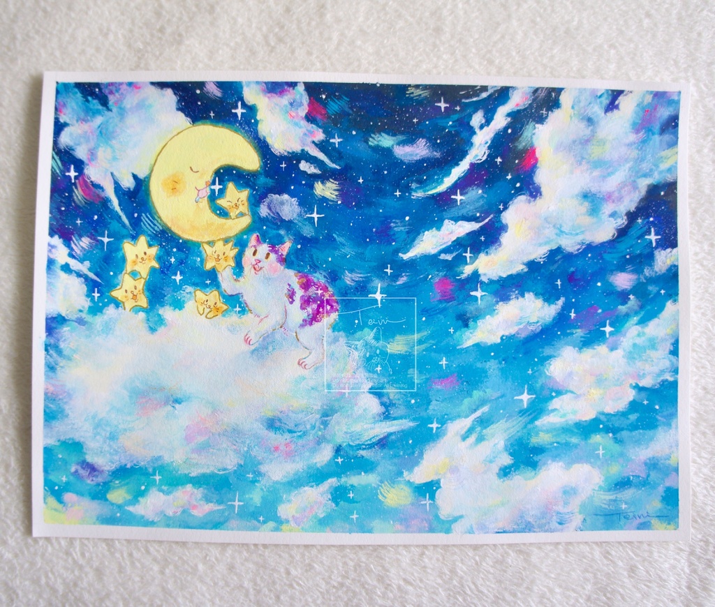 【原画】夜が来るよ、起きて！