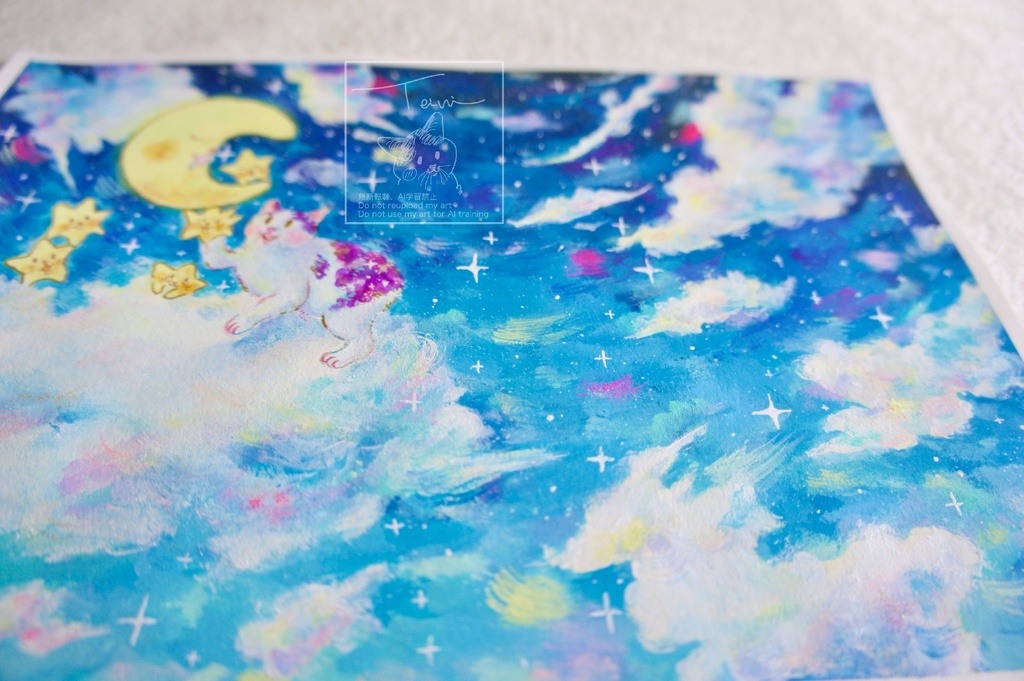 【原画】夜が来るよ、起きて!