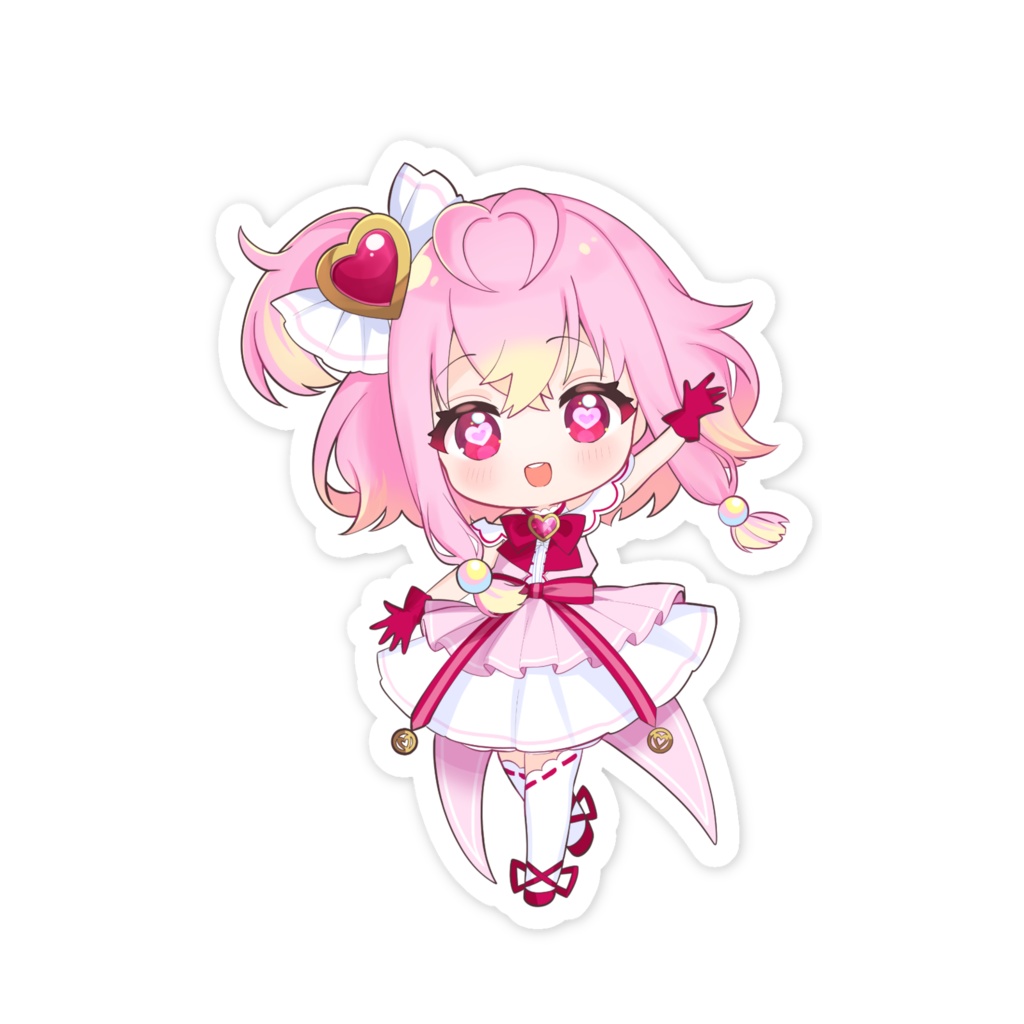 どこでも綺羅星ステッカー【綺羅星あんず】