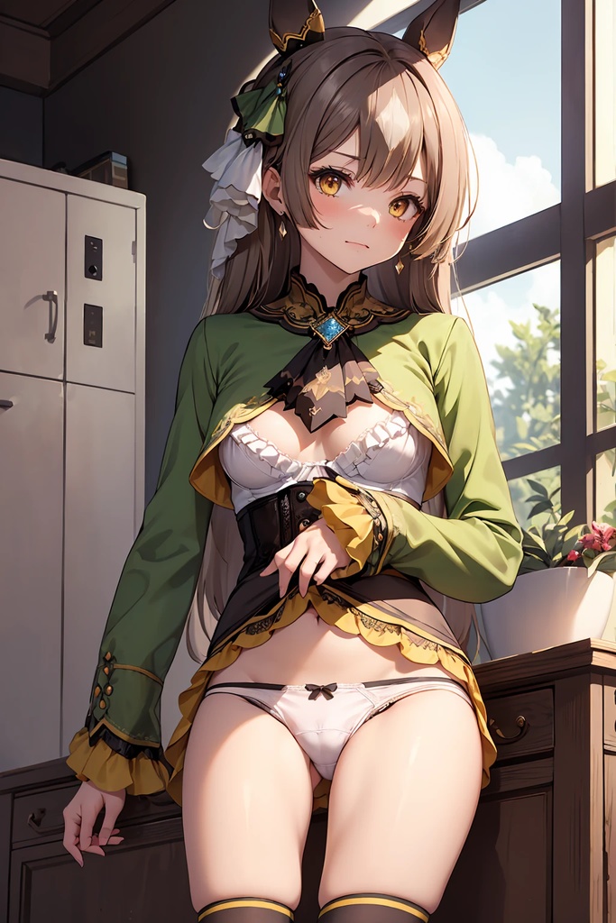 白　パンチラ ダイヤちゃん 白パンチラ（５５枚） - corn12 - BOOTH