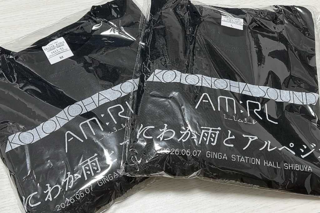 ライブ物販風Tシャツ