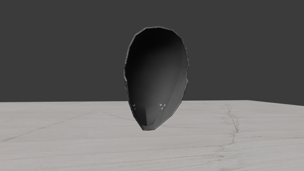 Skull mask for VRChat Avatars and world props. 「VRChatのアバターやワールド小道具用のスカルマスク」
